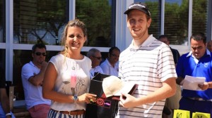 Alejandro Lao Amores, vencedor de la prueba celebrada en el campo de golf de Nuevo Portil.