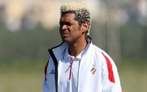 Abel Xavier, técnico del Olhanense, que debuta en el Colombino. / Foto: A Bola.