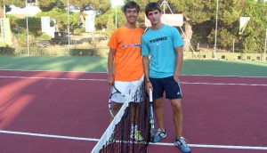 David Iglesias, campeón, y Eulogio Gutiérrez Pérez, subcampeón del torneo.