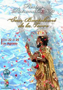 Cartel de las fiestas de San Bartolomé. 