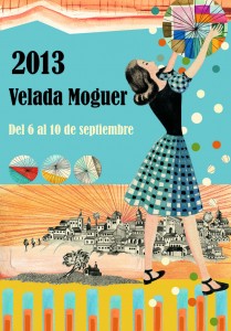 Cartel anunciador de las Fiestas de Moguer. 