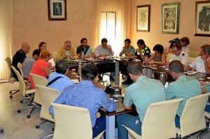 Reunión preparatoria del Rocío Chico en Almonte.