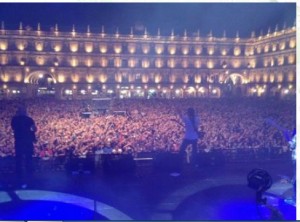 Imagen de un concierto reciente del artista en Salamanca. / Foto: www.huecco.es.