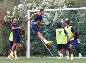 Iborra, uno de los futolistas estelares del Levante. / Foto:  www.levanteud.com.