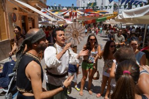 La música celta suena en Cortegana.