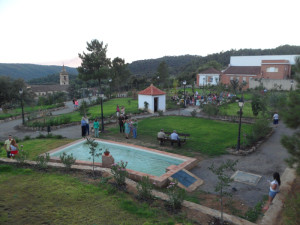 El nuevo jardín botánico de Linares de la Sierra.