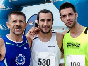 Podio de la Carrera en categoría masculina. / Foto: J. L.