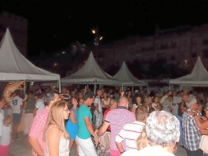 Carpa de la Feria de la Gamba y el Jamón de El Portil.