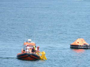 Simulacro de salvamento en el Guadiana.