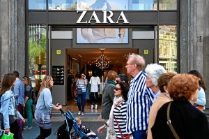 Zara está presente en todo el mundo. 