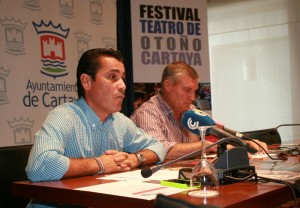 Juan M. Polo y Pedro J. Benítez durante la presentación.