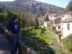 Visitando San Guilhem le Desert, catalogado como uno de los pueblos mas bonitos de Francia, a 20 minutos de Montpellier.