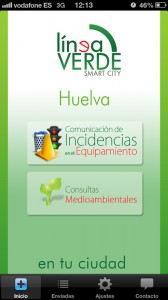 Aplicación 'Línea Verde'.