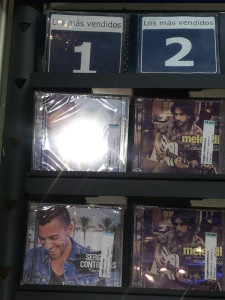 Un fan de Sergio le envía por Twitter la imagen que muestra que su disco es número 1 en ventas en Ciudad Real.