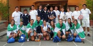 Las formaciones andaluzas, masculina y femenina, que han brillando en Derio.