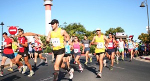 II Media Maratón en Cartaya, anterior prueba del Circuito de Gran Fondo de la Diputación.