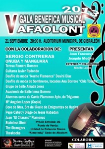 Cartel de la Gala Musical de Afaolont.