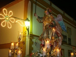 Procesión de San Miguel Arcángel / Foto: Ayto Jabugo