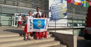 Los representantes del Coda que han participado en el Campeonato en Estarreja.