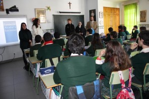 Una de las campañas llevadas a cabo por la Fundación Febe en el Colegio Las Agustinas.