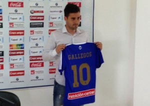 Luis Felipe Gallegos, con la camiseta del Recre con el número 10. / Foto: P. G.