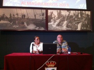 La alcaldesa isleña en el acto de inauguración de las Jornadas.