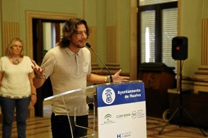 Manuel Carrasco durante su intervención en la presentación. / Foto: Jose Carlos Palma