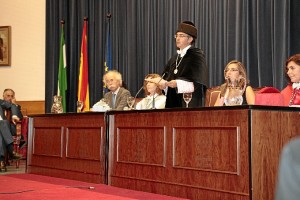 Francisco Ruiz durante su discurso de apertura.