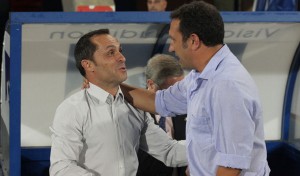 Eusebio Sacristán, momentos antes de empezar el partido. / Foto: Josele Ruiz.