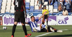 Joselu regresa a la convocatoria después de perderse las dos últimas por enfermedad. / Foto: Josele Ruiz.