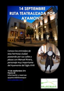 Cartel de la Ruta Teatralizada por Ayamonte.