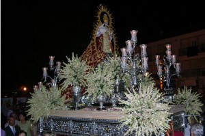 La Virgen de Montemayor volverá a recorrer las calles de Moguer el domingo, ocho de septiembre. 