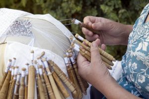 El encuentro de encajes de bolillo será el próximo cinco de octubre.