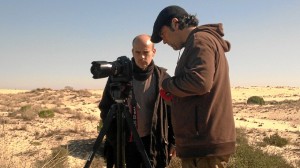 Rodaje del documental en Doñana. 