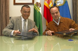 Ignacio Caraballo junto a Ignacio Vázquez. 