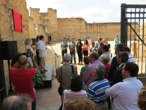 Intervención del cronista de Jérez en el develado.