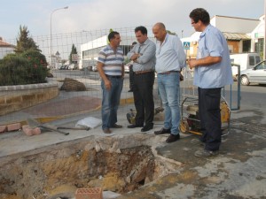 Estado de la obra en San Juan del Puerto.