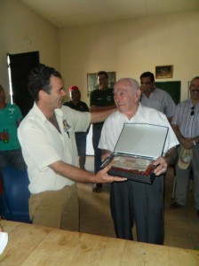 Entrega del reconocimiento en Paterna. 