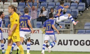 El Recre busca un triunfo en Anduva que le permita 'volar' sobre los puestos altos de la tabla. / Foto: Josele Ruiz.