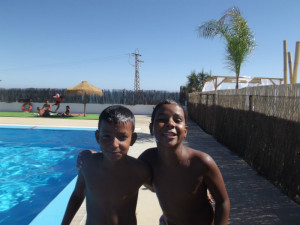 Los niños han disfrutado del verano en Huelva. 