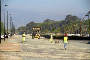 El proyecto consiste en la adecuación del frente del estero Domingo Rubio en el entorno de La Rábida.