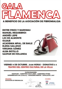 Cartel de la Gala Flamenca.