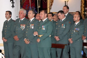 Agentes de la Guardia Civil de Cartaya.