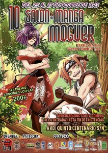 Cartel del Salón Manga de Moguer.