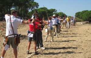 El tiro con arco será protagonista este fin de semana en Punta Umbría.