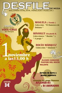 Cartel del Desfile de Moda de Hinojos.