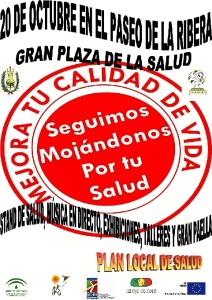 Cartel de la actividad 'Gran Plaza de la Salud'.