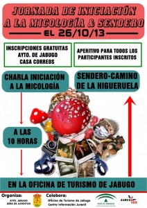 Cartel de la Jornada Micológica en Jabugo.