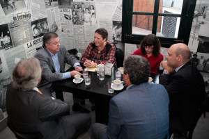 El debate tuvo lugar en la cafetería Casa del Guarda. / Foto: José Carlos Palma