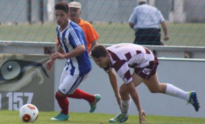 Caye Quintana, autor del gol del Recre B.